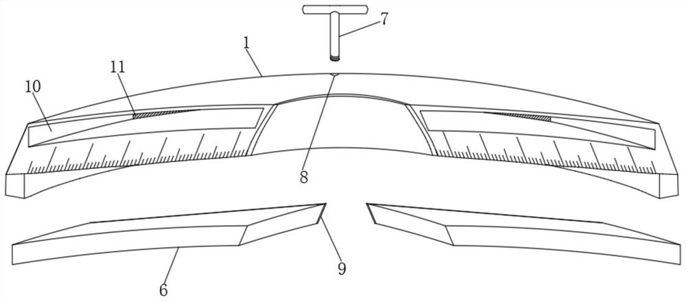 Measuring scale for improving stepless speed change ratio measurement