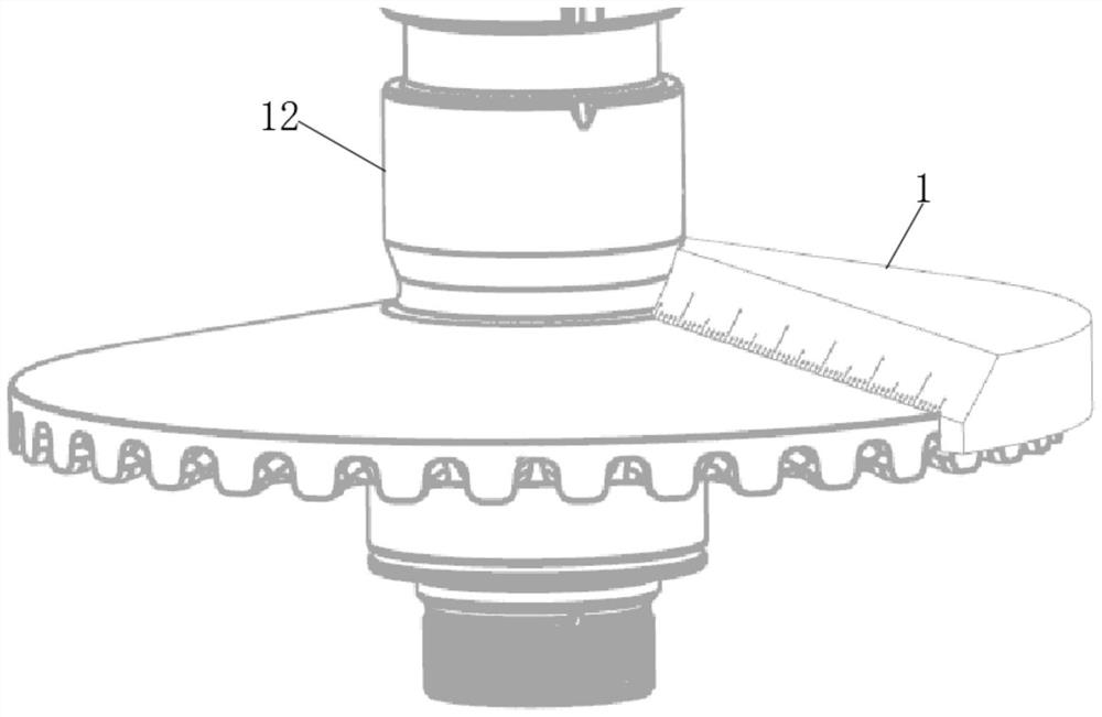 Measuring scale for improving stepless speed change ratio measurement