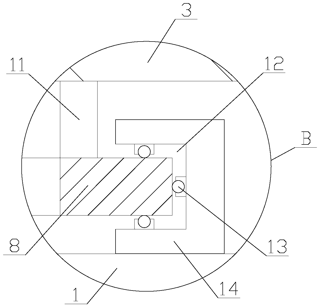 High-efficiency box-type furnace with uniform atmosphere filling