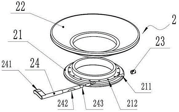 A ventricular connection component