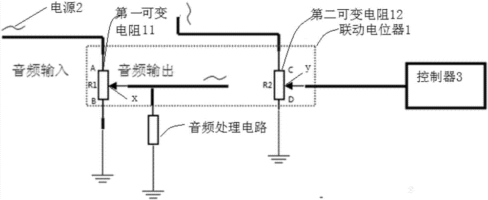 Volume detection method, device and circuit and terminal equipment