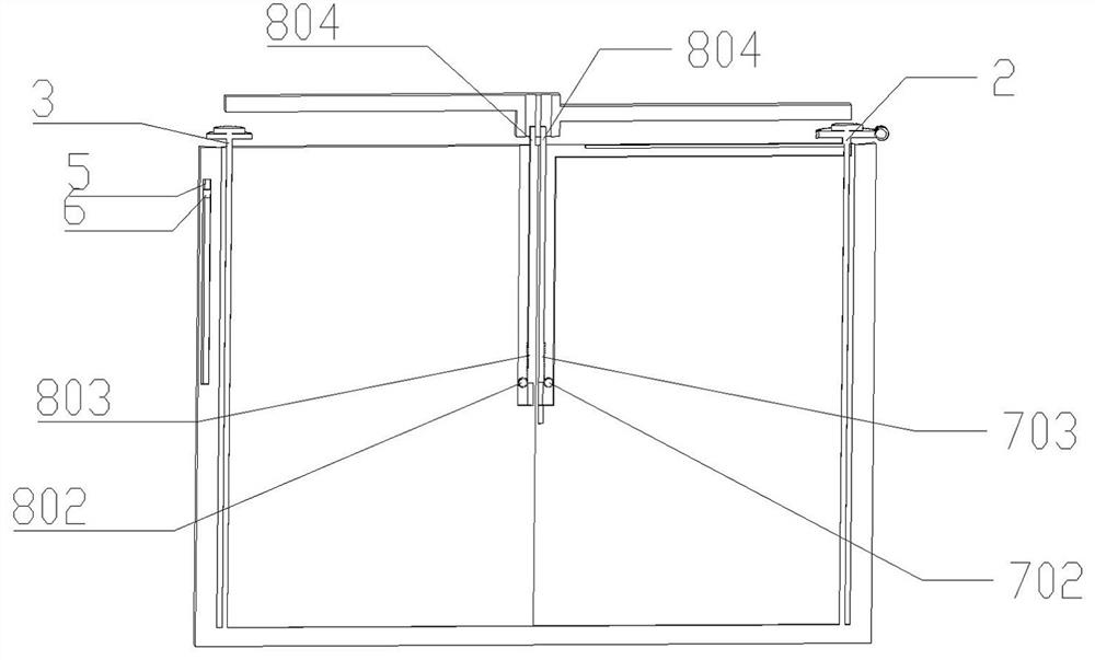 A kind of self-repellent inner pull smart window