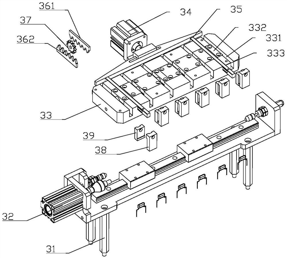 Multifunctional forming device for processing thin-film capacitor and pin processing method