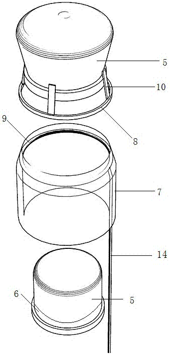 Medical high-efficiency cotton swab device