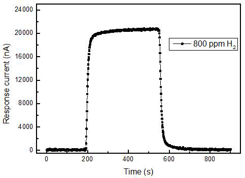 Hydrogen sensor and application thereof