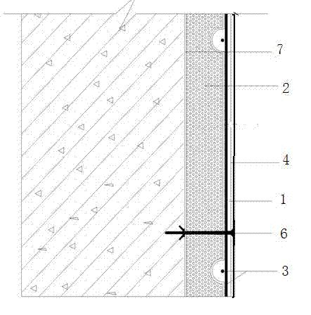 Extrusion molding composite thermal insulation plate integrated with main body structure concrete