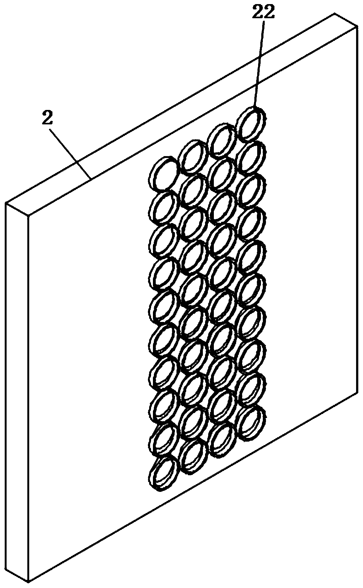 Composite packaging base for refrigerator