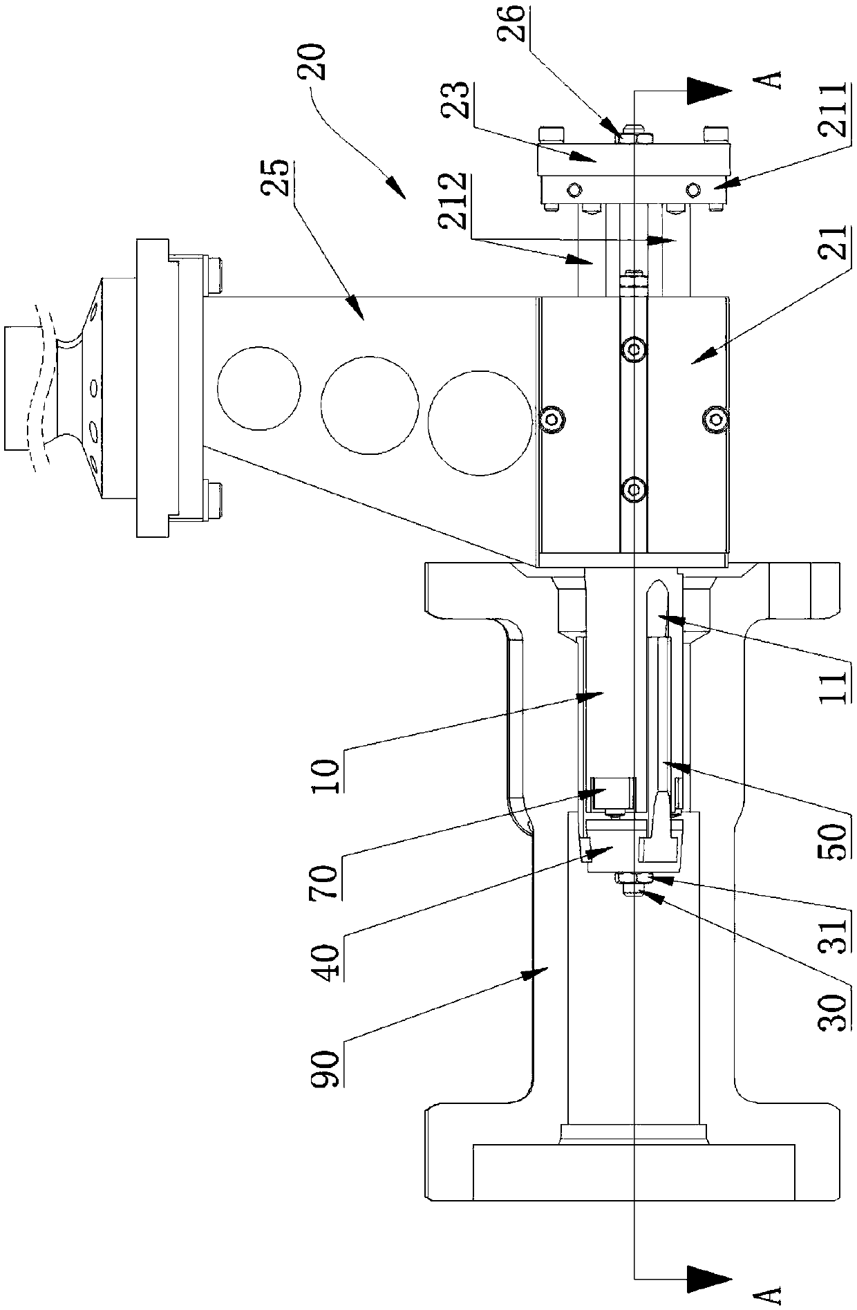 Inner hole clamping device