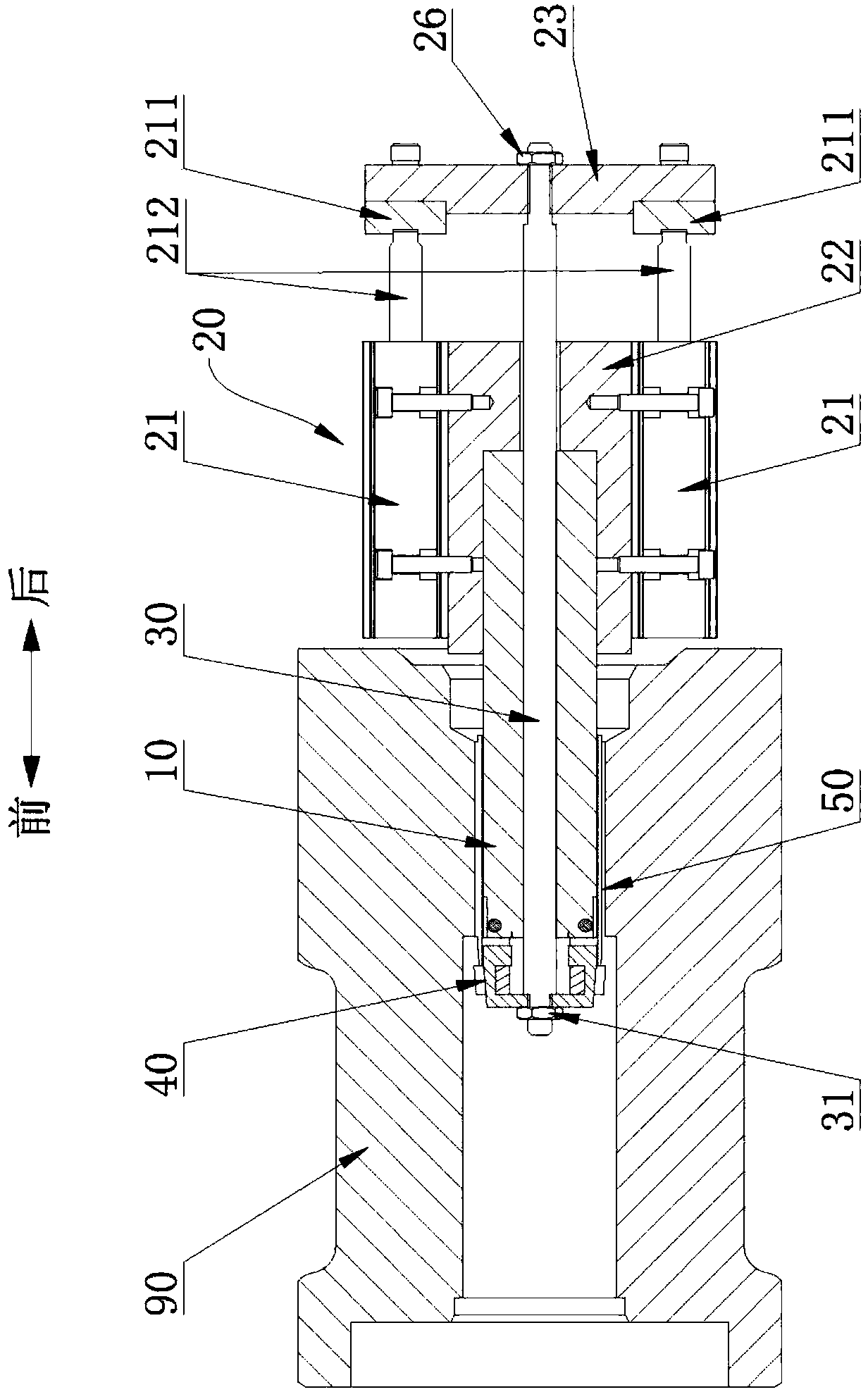 Inner hole clamping device