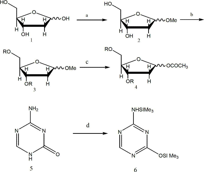 Preparation, separation and purification method of Decitabine