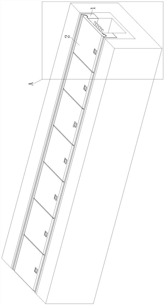 Cable trench cover plate assembly and use method thereof