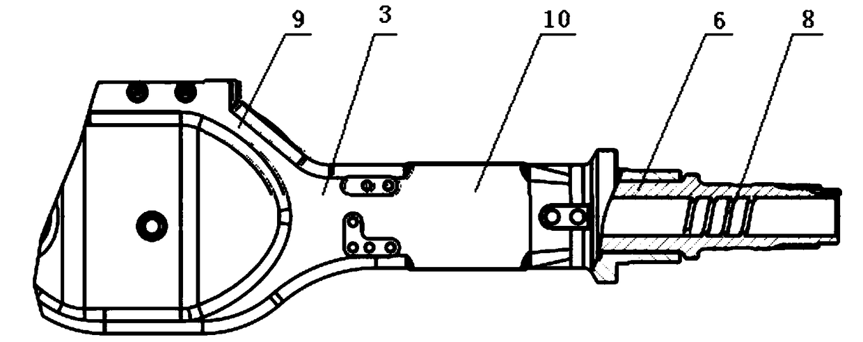 A drive axle housing