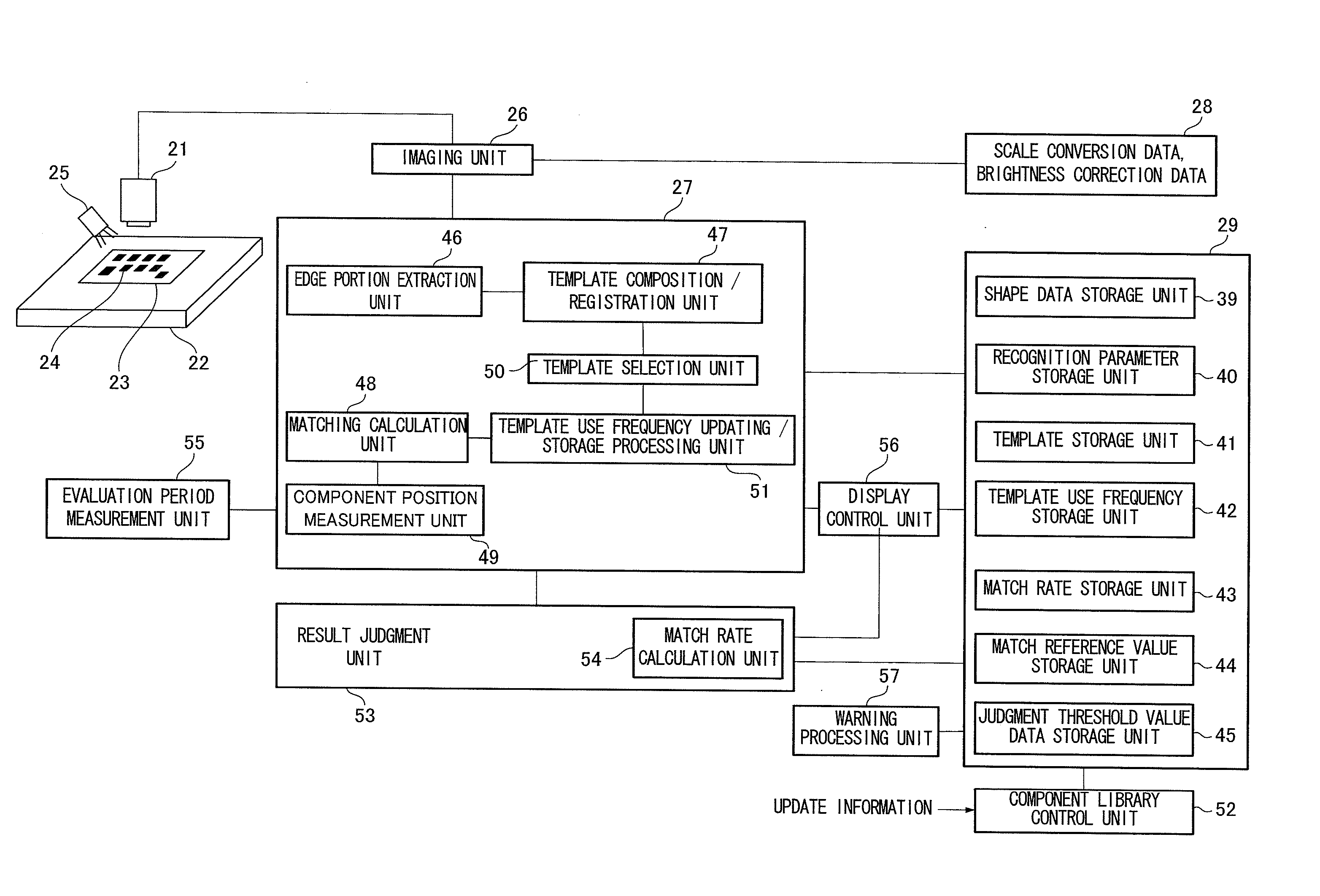 Mounted component inspection apparatus, component mounting machine comprising the mounted component inspection apparatus, and mounted component inspection method