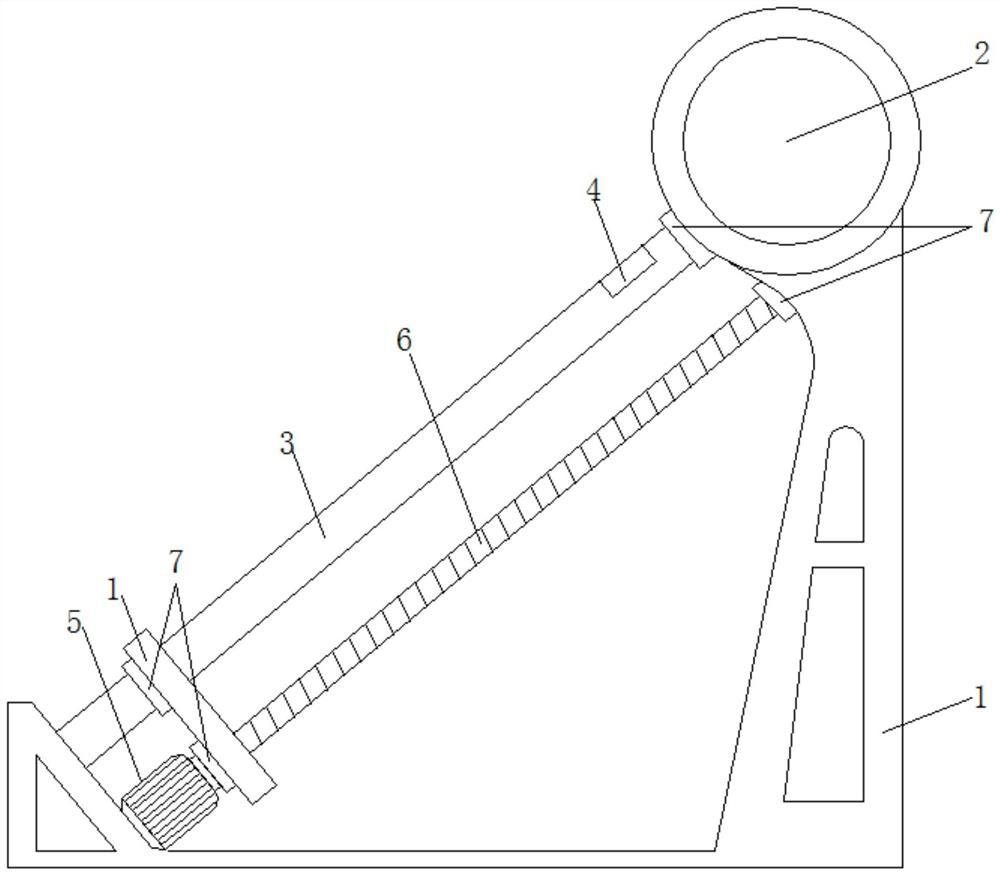 Dust removing equipment for vacuum heat collection outer pipe of solar water heater