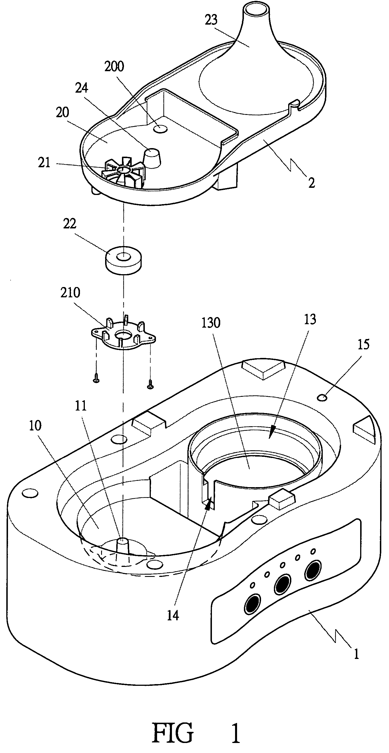 Safety device for a humidifier