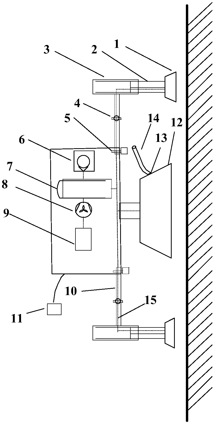 Gas leakage detecting device and detecting method thereof