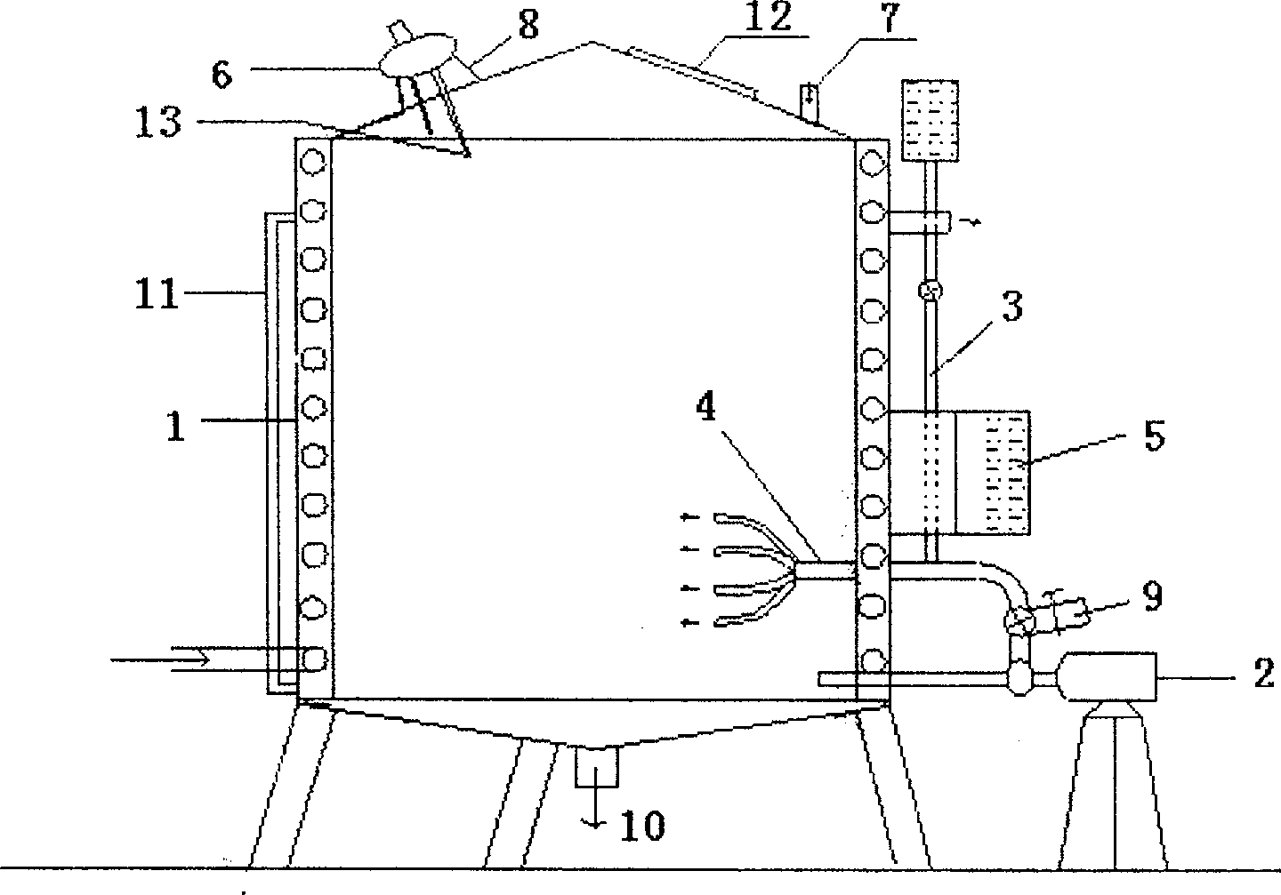 Fruit vinegar fermenting tank