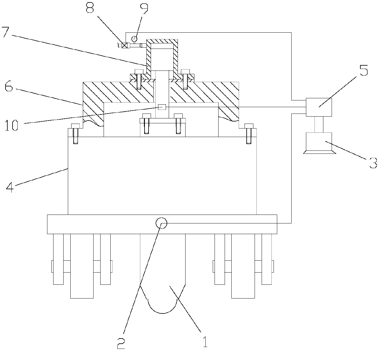 A constant pressure contact sensor