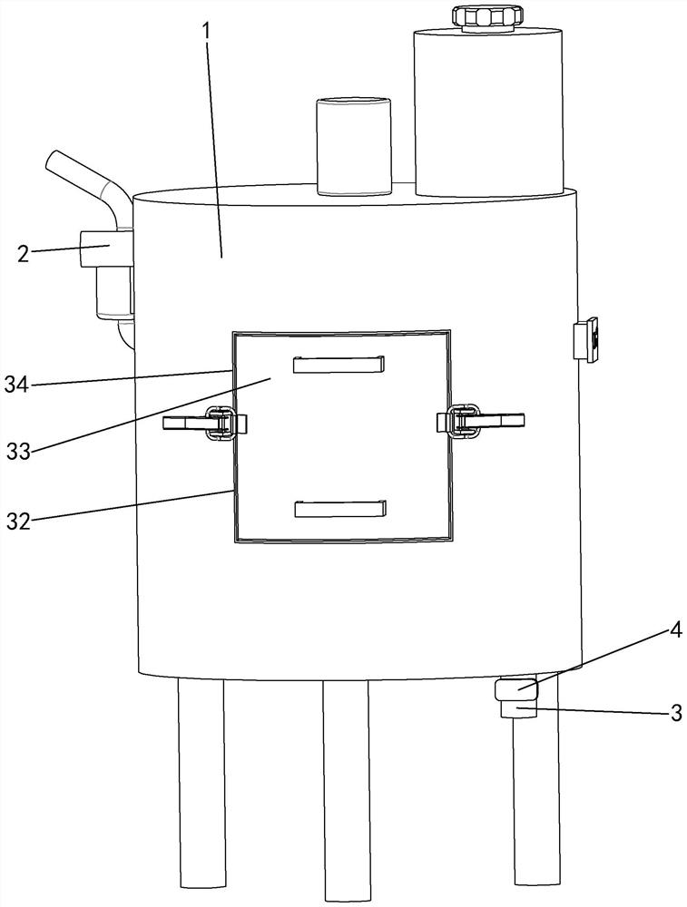 New energy automobile battery recovery environment-friendly sewage treatment device