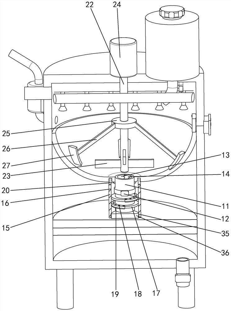 New energy automobile battery recovery environment-friendly sewage treatment device