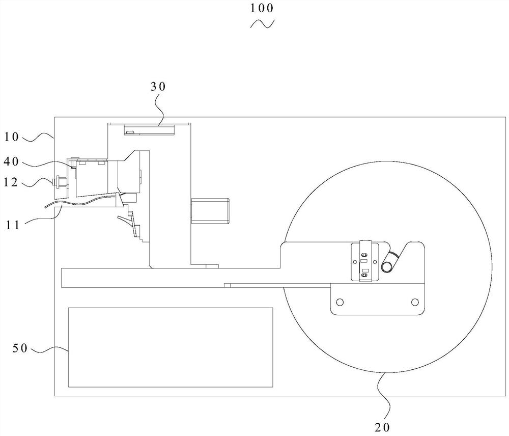 Receipt state filtering detection method and receipt printing device