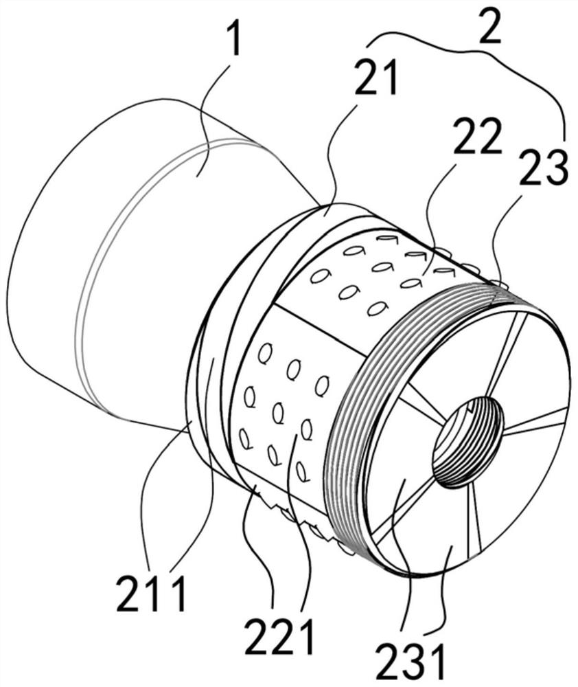 Spiral underground packing tool