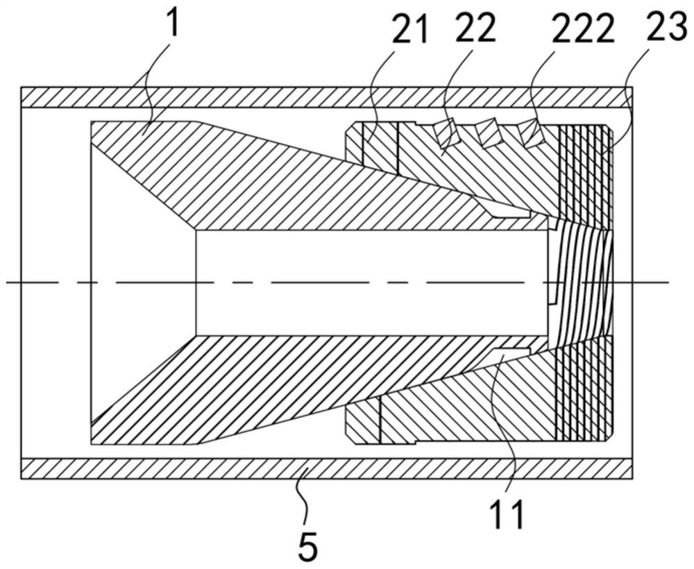 Spiral underground packing tool