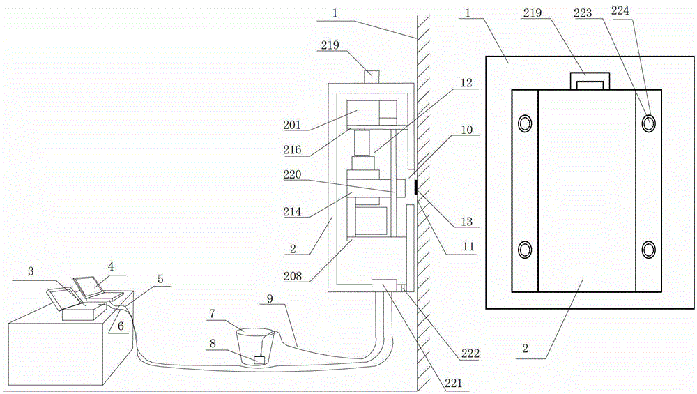 Surface stress reliving device for excavation face of underground cavern