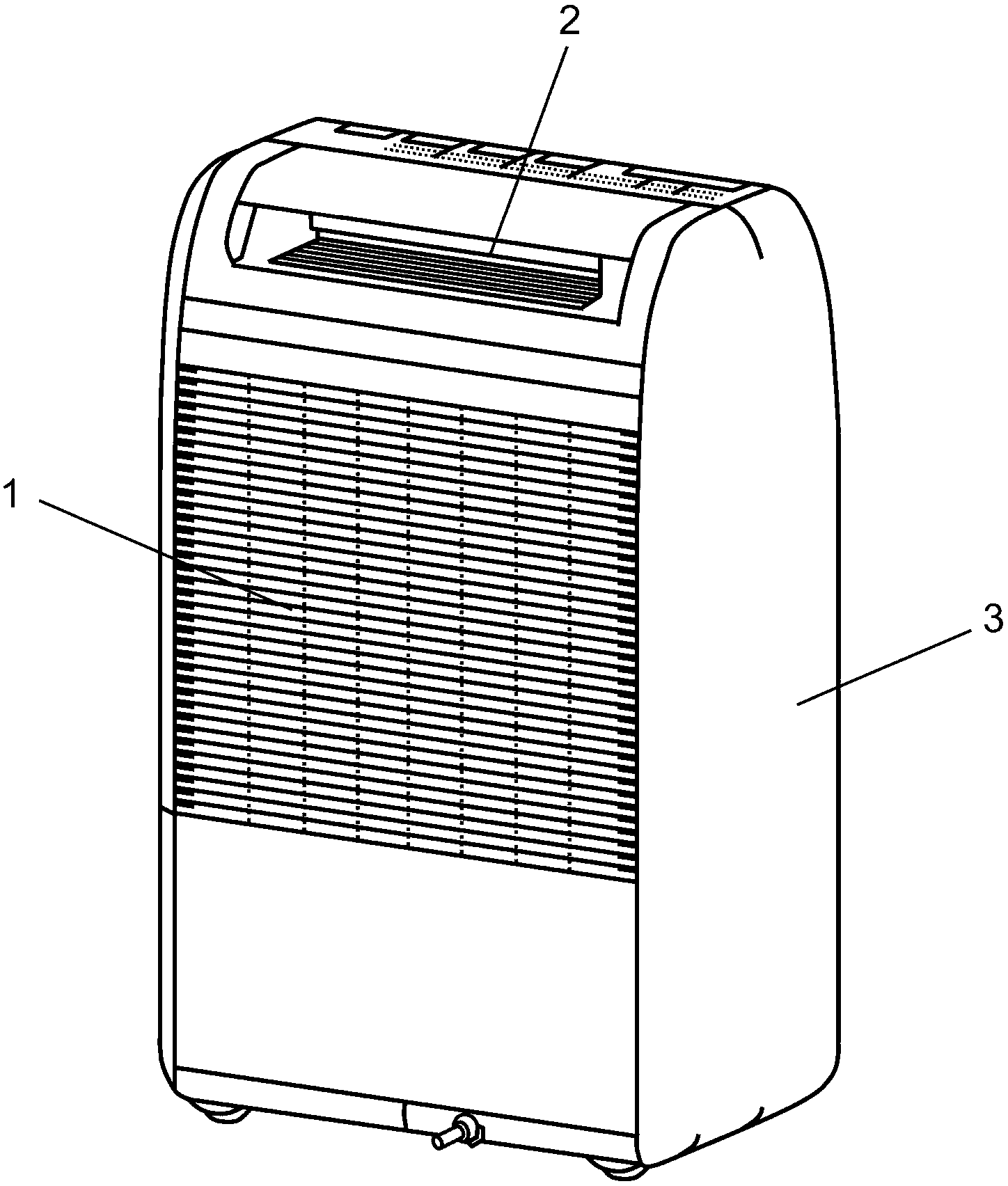 Dehumidifying device