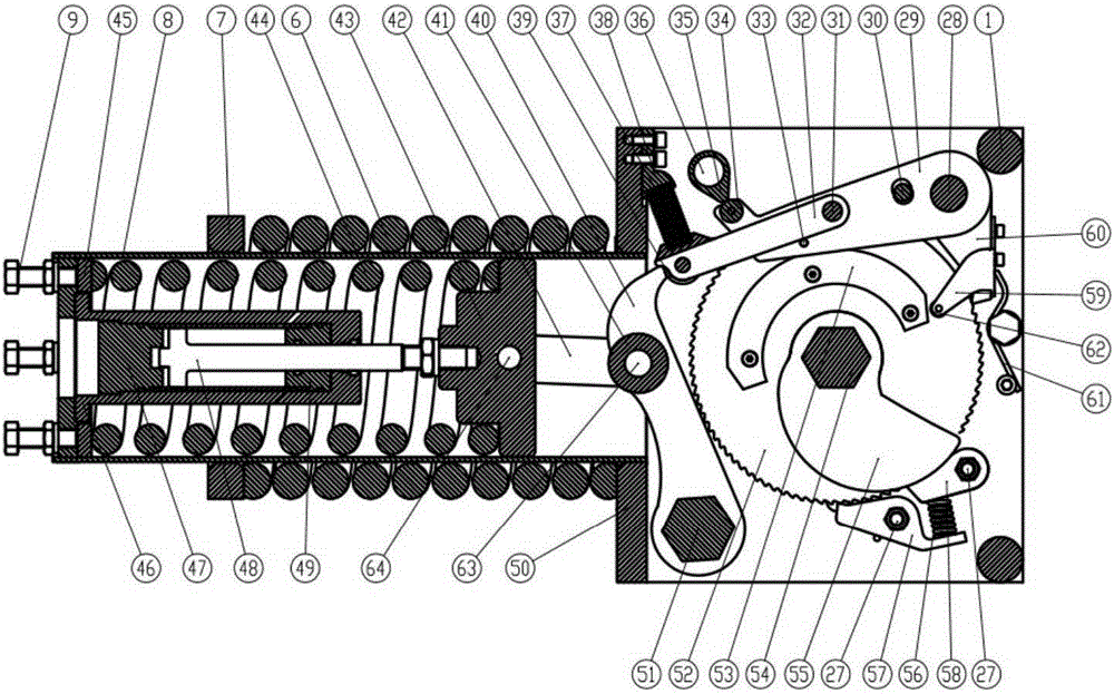 Spring operating mechanism for circuit breaker