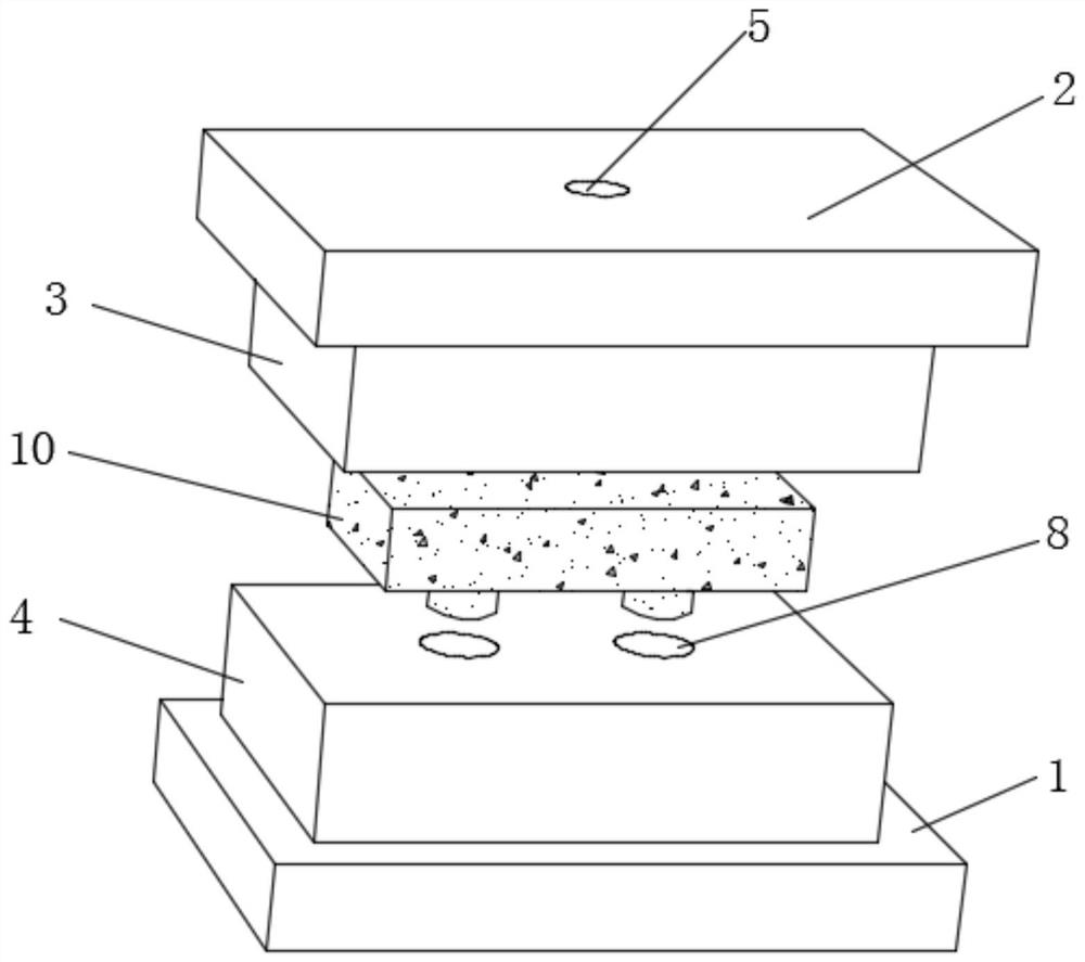 Injection molding process of foamed multicolor material