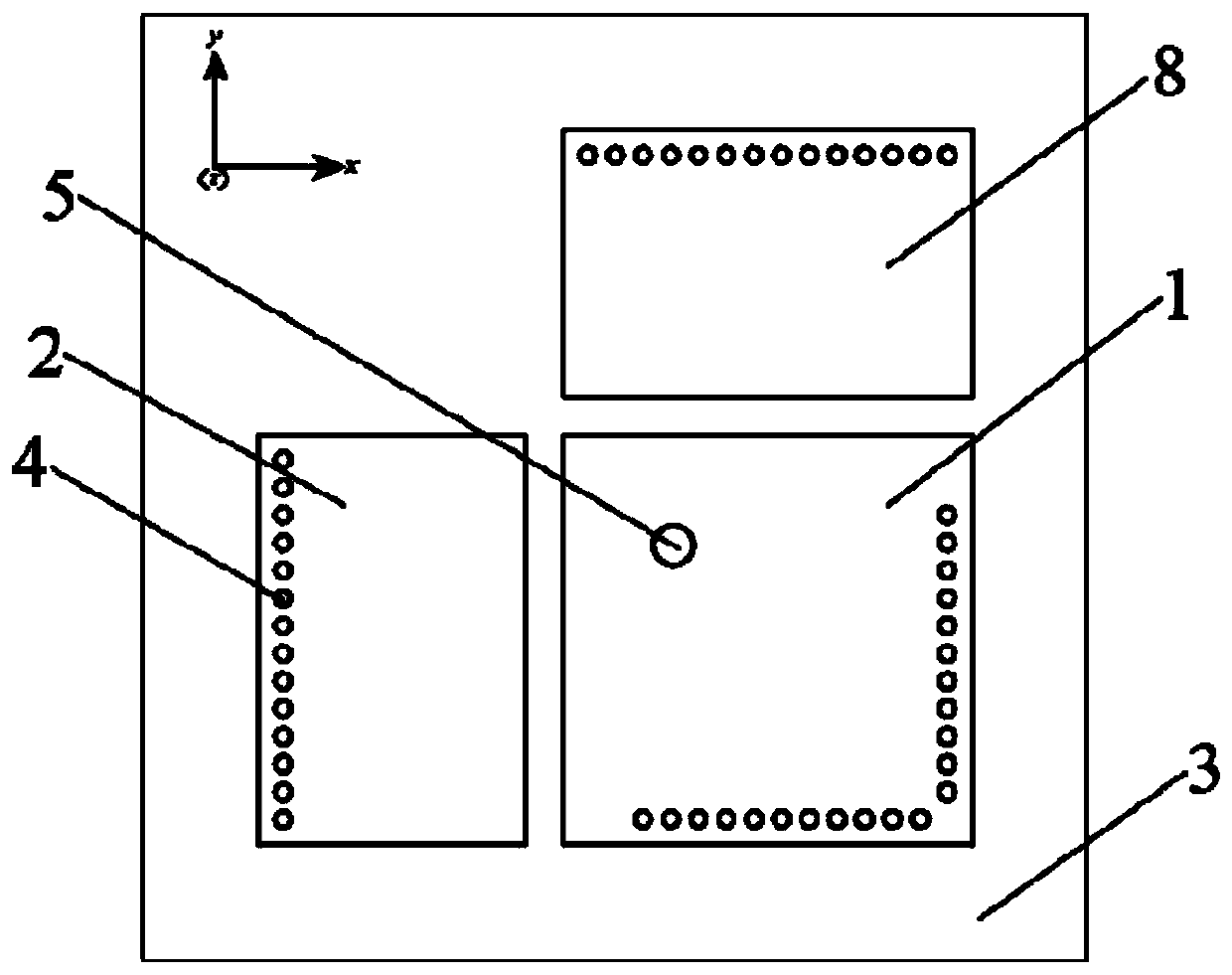 A wide-beam dual-polarized microstrip antenna based on short-circuit wall structure