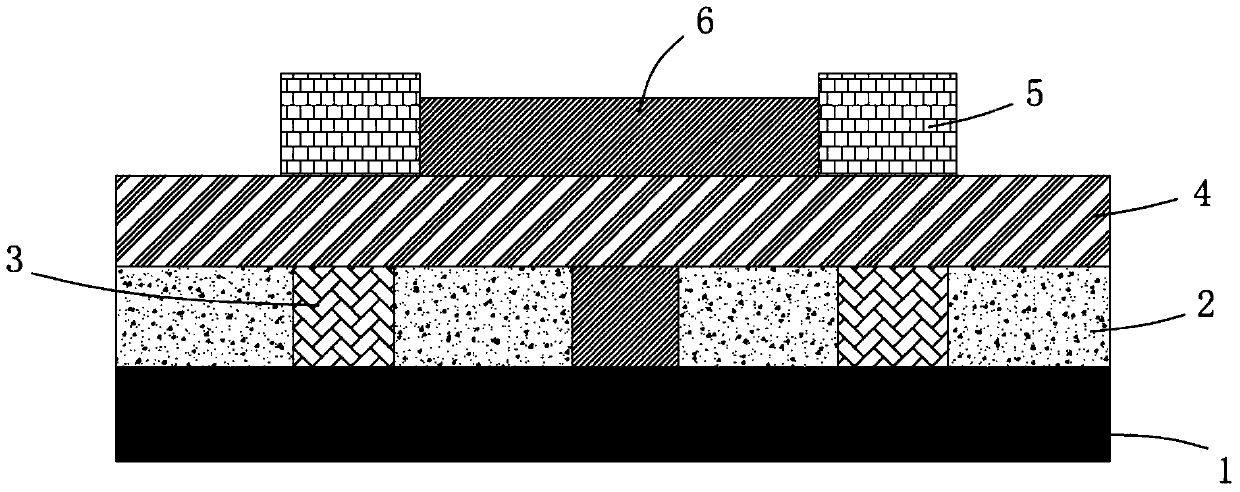 A kind of cmos circuit based on flexible thin film transistor and its manufacturing method