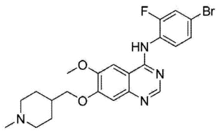 A kind of synthetic method of vandetanib compound