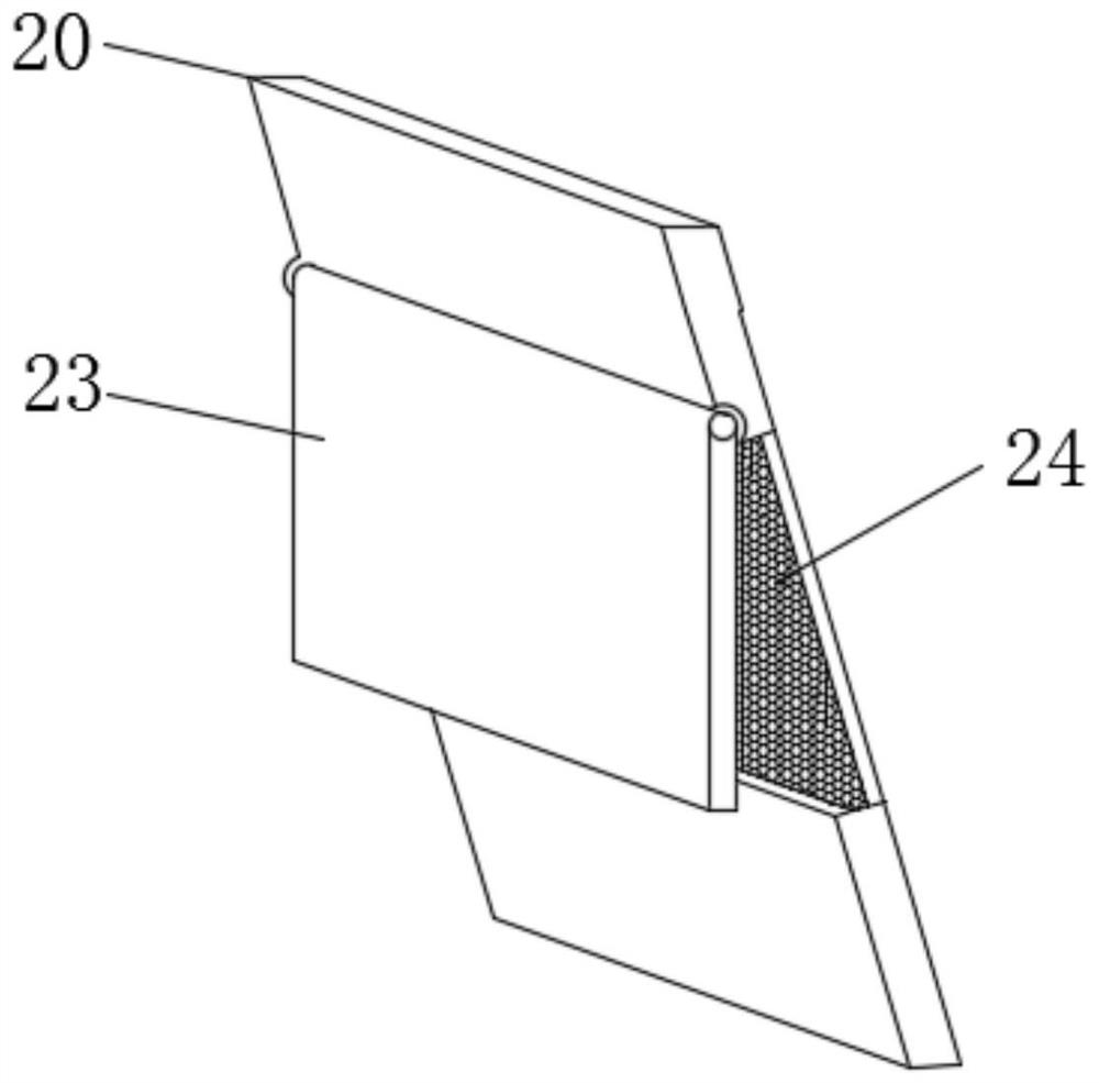 Automatic garbage compression device for electric garbage truck