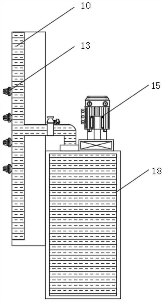 Automatic garbage compression device for electric garbage truck