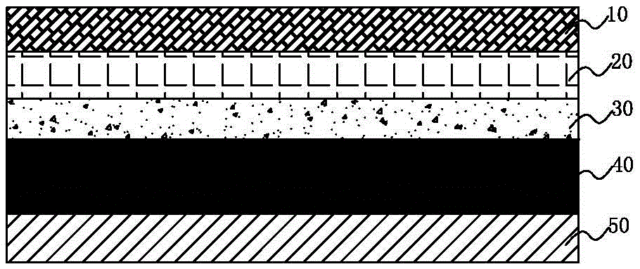 A kind of backplane for metal perforated solar cell and preparation method thereof