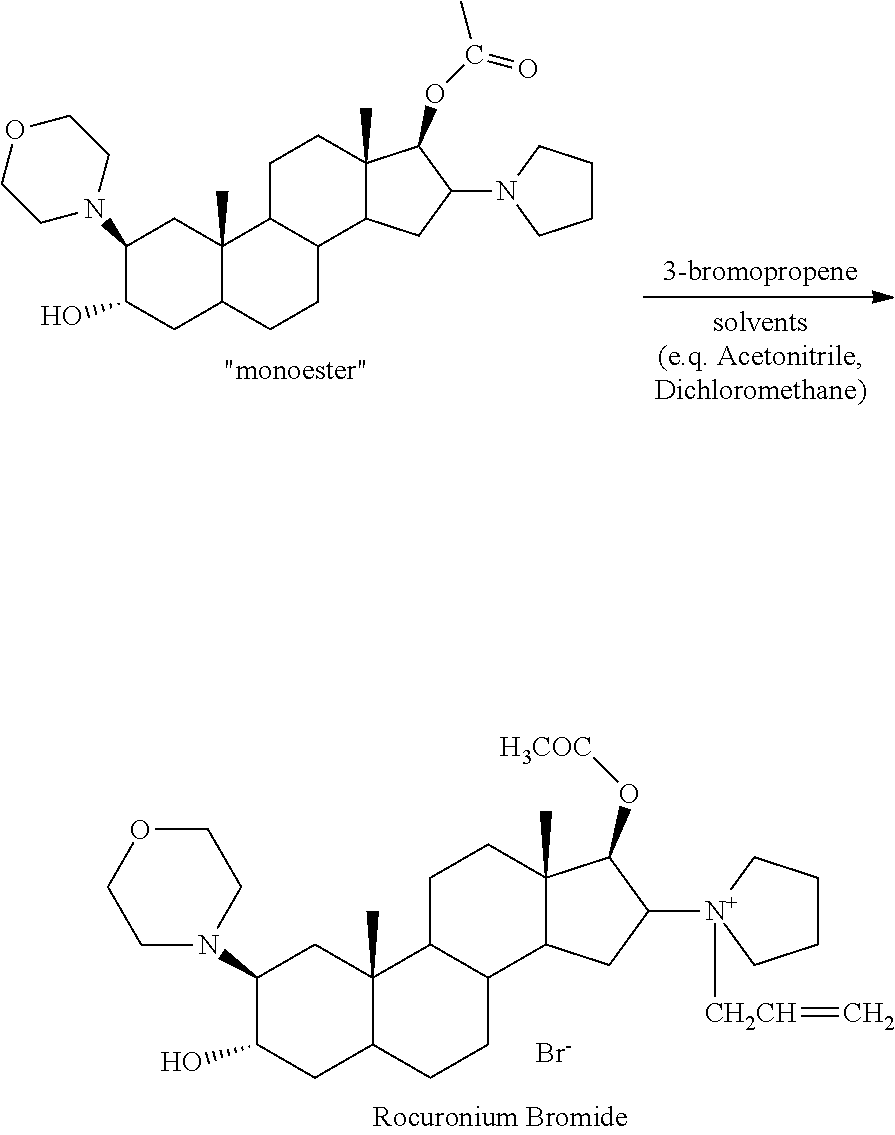 Method for purifying crude rocuronium bromide