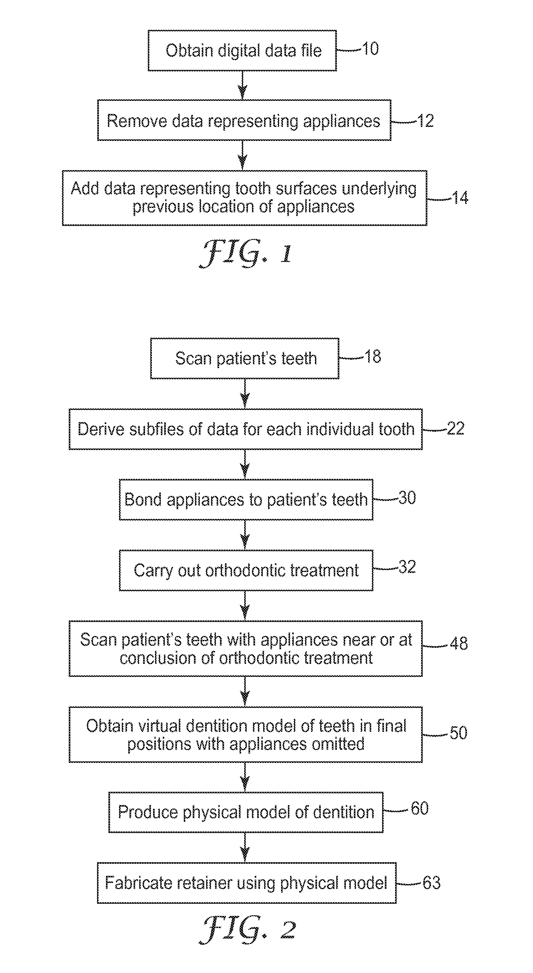 Methods of preparing a virtual dentition model and fabricating a dental retainer therefrom