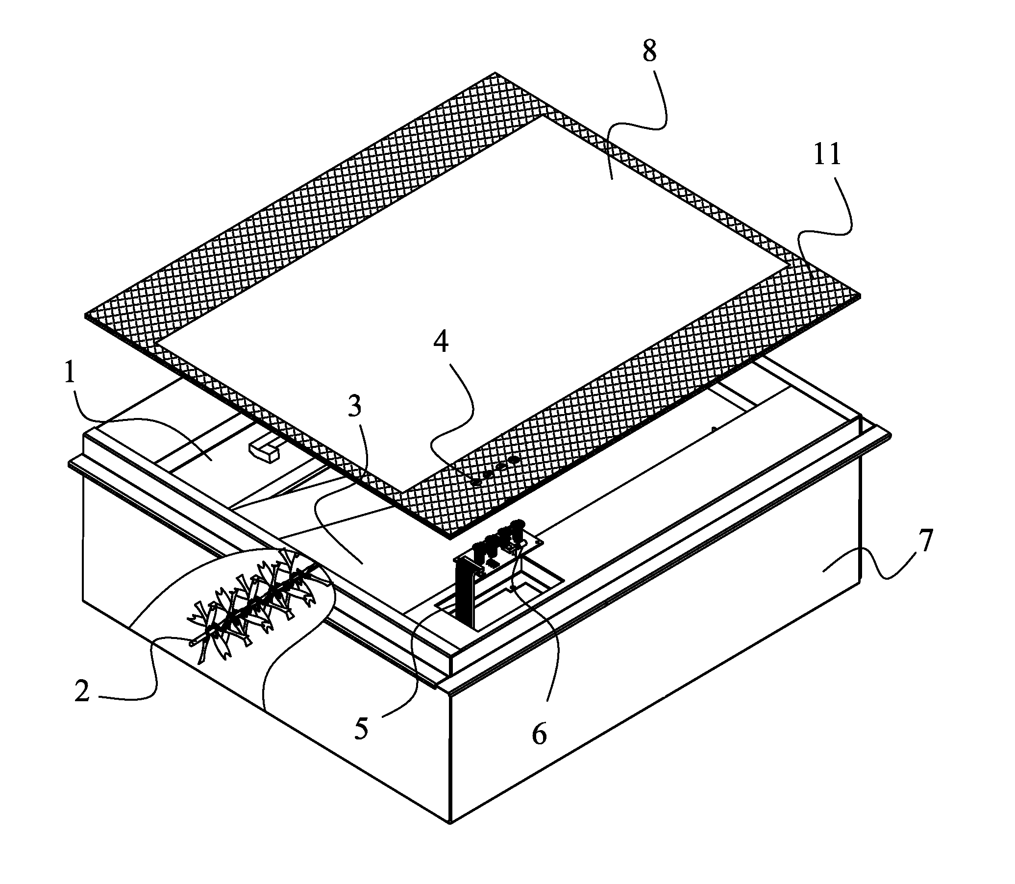 Touch electric fireplace