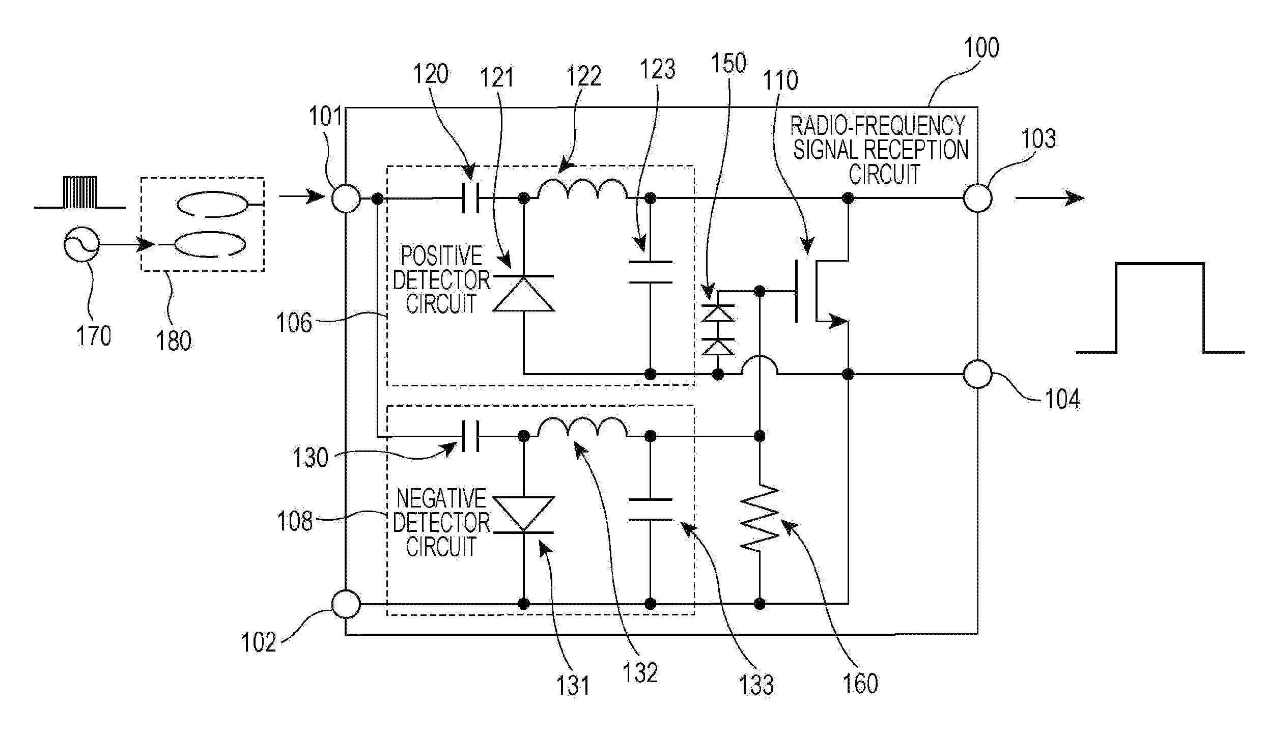 Signal reception circuit and isolated signal transmission device