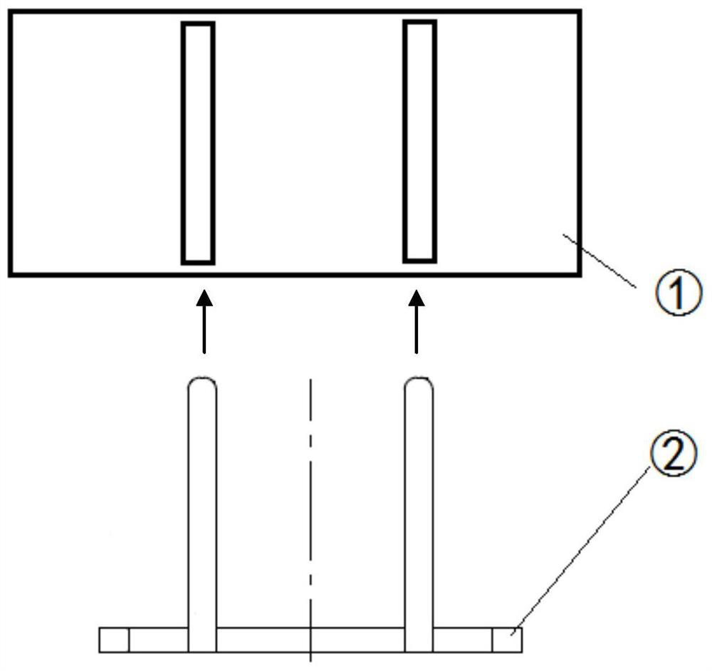 Film positioning device for reactor pressure vessel connecting pipe welding seam inspection