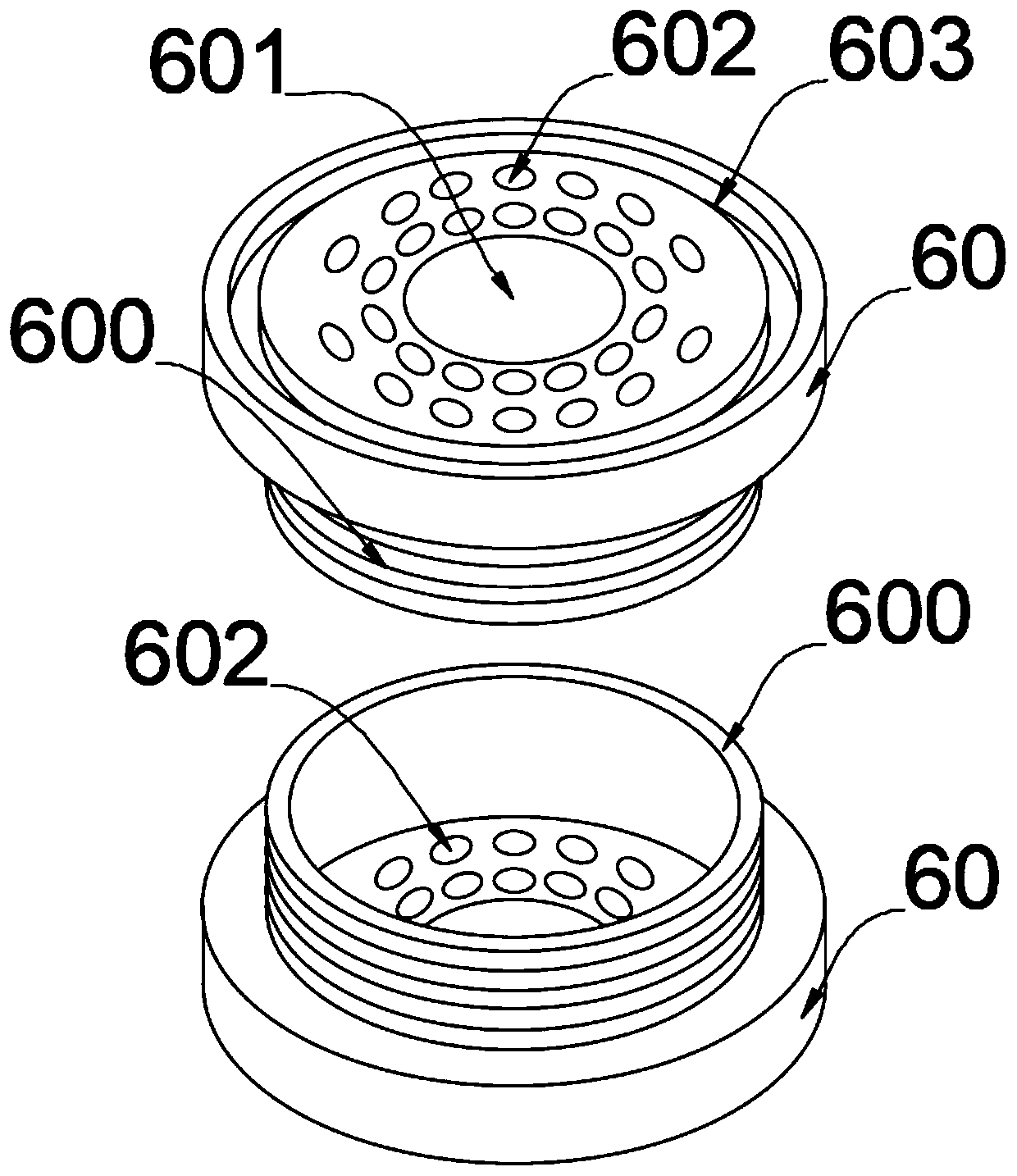 Spiral extrusion separator