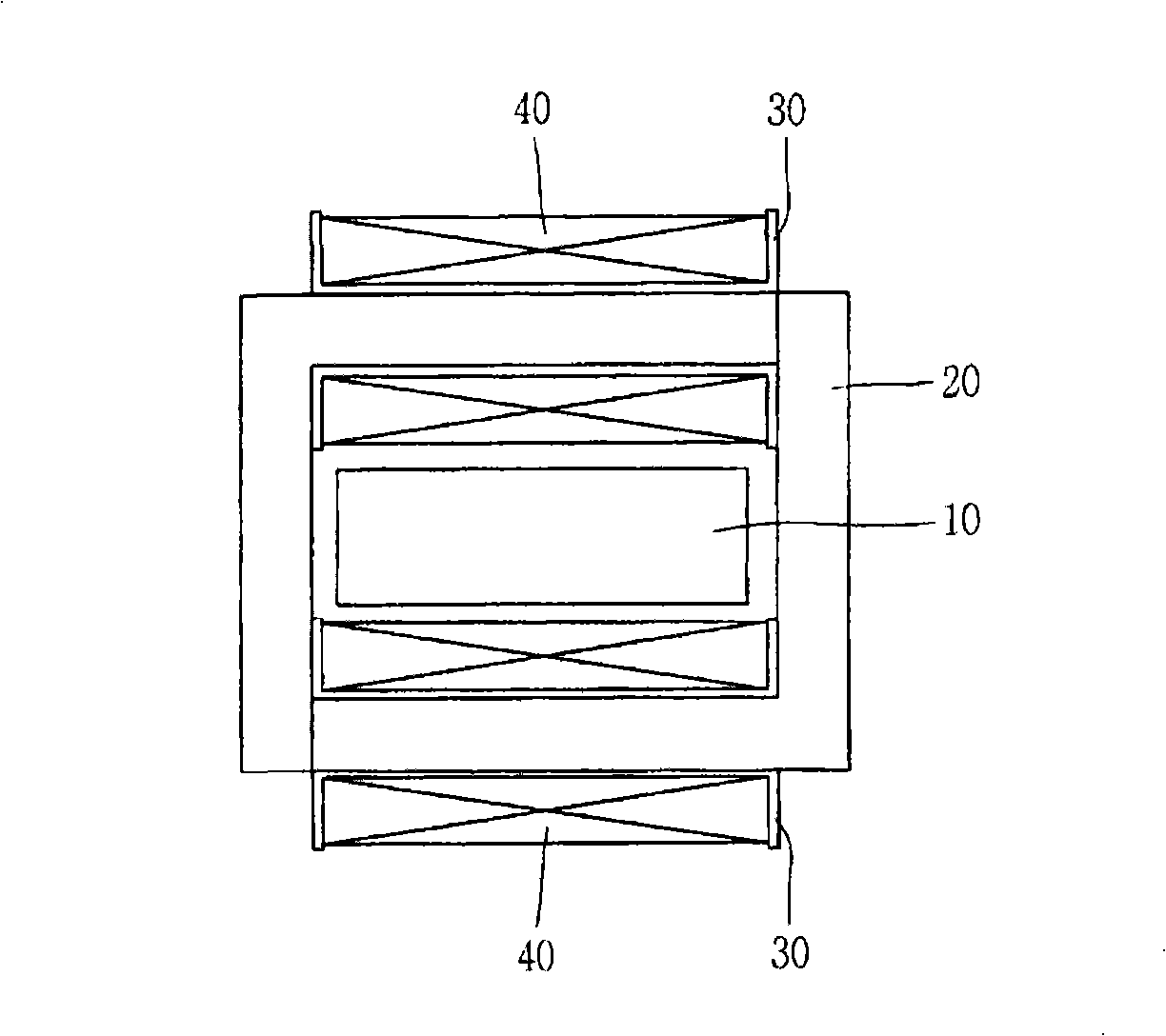 Current transformer for power supply and method for manufacturing the same