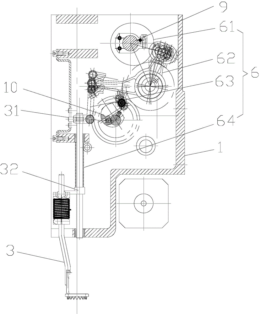 Head structure of embroidery machine of towel