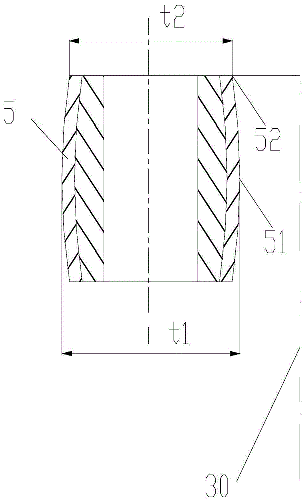 Continuous casting slab shape control method and crystallizer