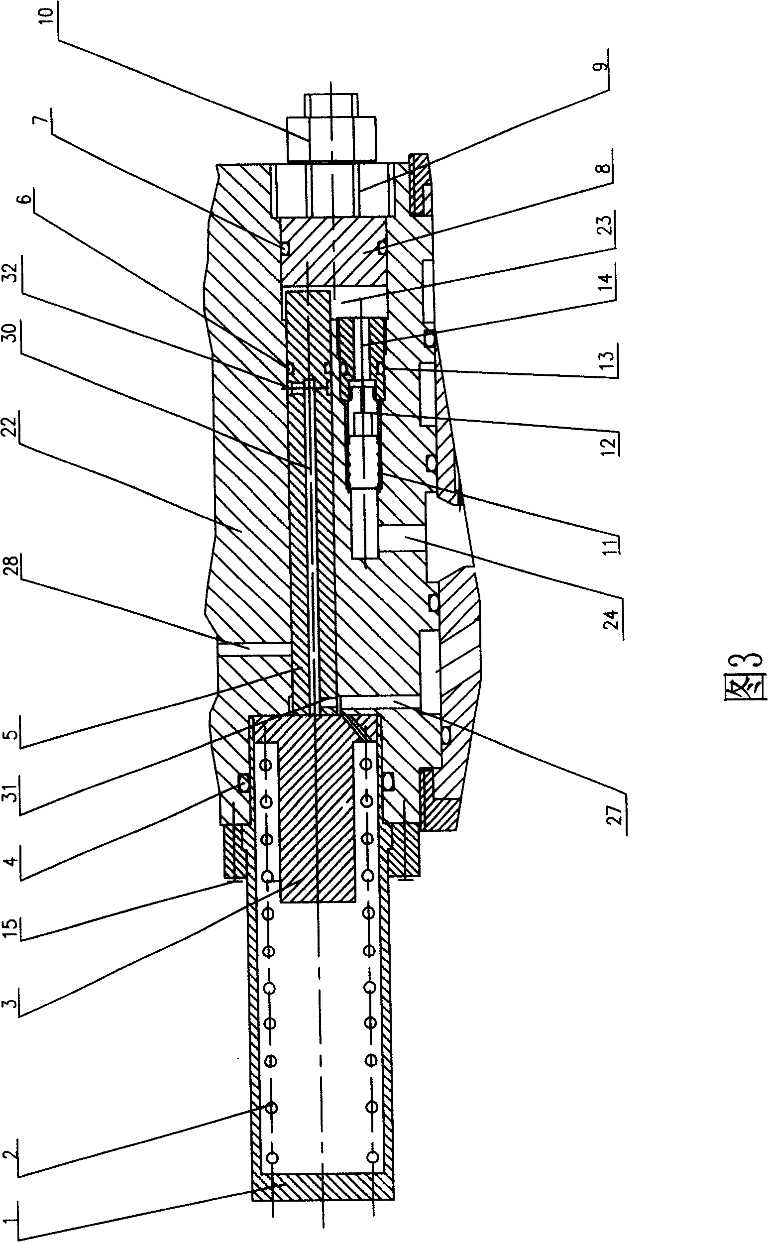 Electromagnetic hydraulic valve possessing self-defence capability