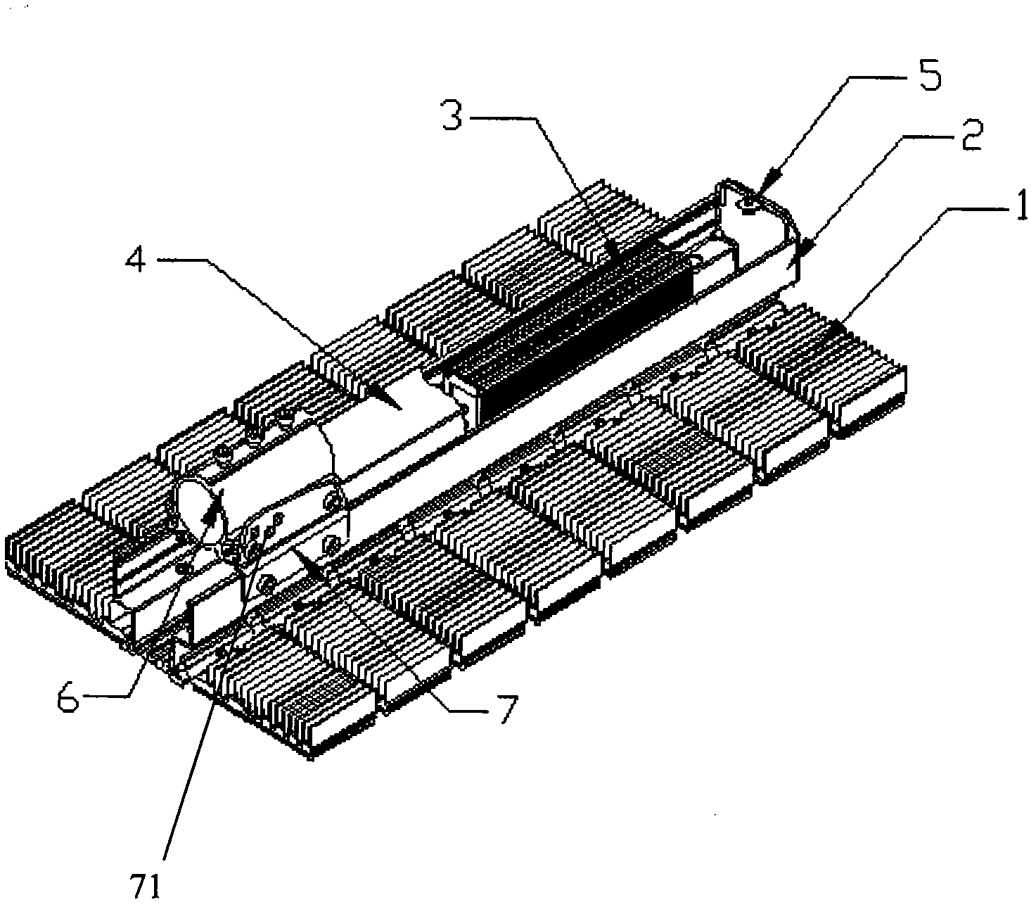 LED (light emitting diode) illumination device and LED illumination lamp fitting