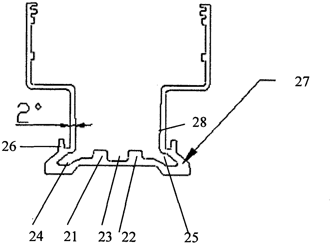 LED (light emitting diode) illumination device and LED illumination lamp fitting