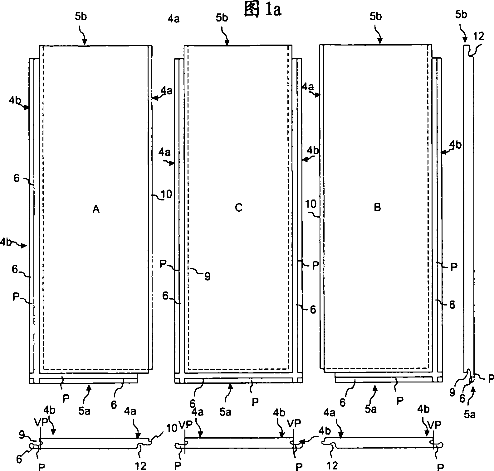 Floorboard, system and method for forming a flooring, and a flooring formed thereof